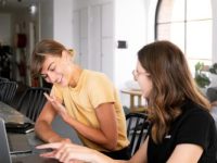 photo of women having conversation