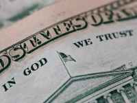 ten dollars with inscription and building