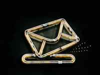 gold letter y on black background